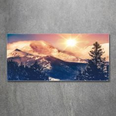 Wallmuralia.sk Foto obraz akryl do obývačky Hory Colorado 140x70 cm 2 prívesky