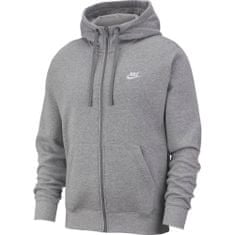 Nike Mikina sivá 188 - 192 cm/XL Club Hoodie FZ