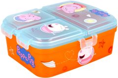 Stor Box na desiatu Peppa Pig Kindness delený XL