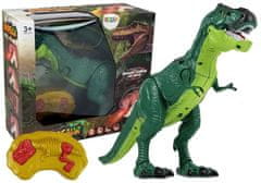 Lean-toys R/C Dinosaurus na diaľkové ovládanie s parou, zvuky