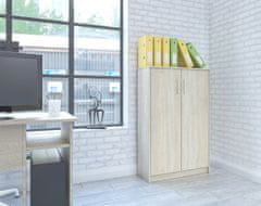 CASARREDO Komoda 2D OFFICE III dub sonoma