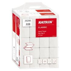 Katrin CLASSIC papierové uteráky, ZZ biele, dve vrstvy, 4000 ks Hand Pack