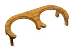 limaya keramická dvojmiska skosená s dreveným podstavcom pre psy a mačky oranžová 18 cm