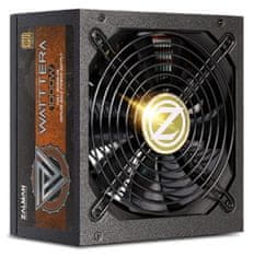 Zalman zdroj WATTTERA ZM1000-EBTII 1000W, aktívny, 135mm ventilátor, modulárny, 80PLUS Gold