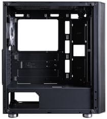 Zalman case miditower R2 black, E-ATX/mATX/ATX, priehľadný bok, bez zdroja, USB3.0, čierna