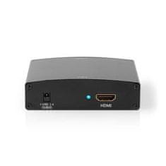 Nedis VCON3450AT - Prevodník HDMI na VGA | 1cestný - HDMI vstup | VGA + 2x RCA (L/R) Výstup