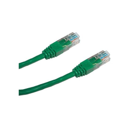 DATACOM Patch cord UTP CAT5E 0,5m zelený