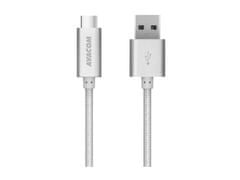 Avacom TPC-100S kábel USB - USB Type-C, 100cm, strieborná