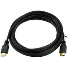 Kábel HDMI 1.4 (M), Full HD/4K 10.2Gbps, čierny 5m