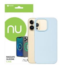 Nuvo Silikónový obal s MagSafe NUVO na Apple iPhone 14 Pro Max modrý