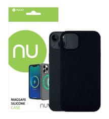 Nuvo Silikónový obal s MagSafe NUVO na Apple iPhone 14 Plus čierny