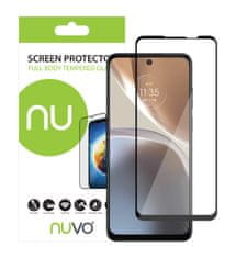 Nuvo ochranné sklo na displej pre Motorola Moto G32 čierny rám