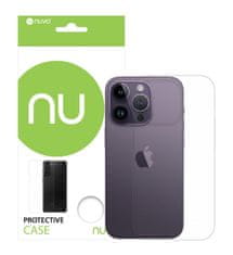 Nuvo Gumený obal na Apple iPhone 14 Pro priehľadný