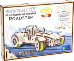 Wooden city 3D puzzle Automobil Roadster 111 dielov