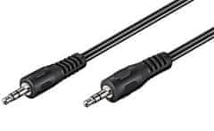 PremiumCord Kábel Jack 3,5mm M/M 5m