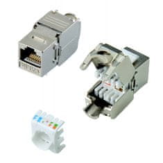 DATACOM STP Keystone 10G RJ45 CAT6A samorezný