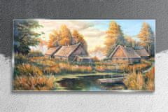 COLORAY.SK Skleneny obraz Maľovanie hutu lesné prírody 120x60 cm