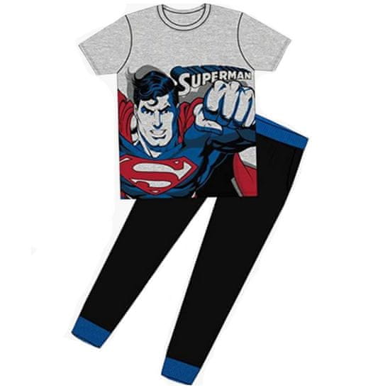 TDP TEXTILES Pánske bavlnené pyžamo SUPERMAN L (large)
