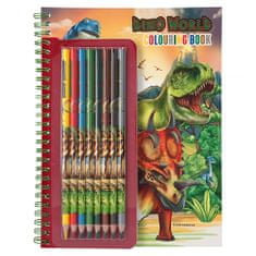 Dino World Omaľovánka, kreatívna sada , 8 pasteliek