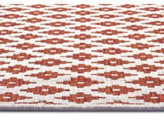 NORTHRUGS Kusový koberec Twin-Wendeteppiche 105464 Cayenne – na von aj na doma 120x170