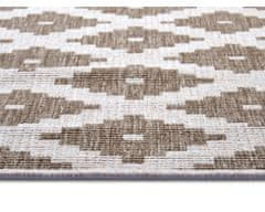 NORTHRUGS Kusový koberec Twin-Wendeteppiche 105465 Linen – na von aj na doma 120x170