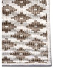 NORTHRUGS Kusový koberec Twin-Wendeteppiche 105465 Linen – na von aj na doma 80x250