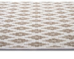 NORTHRUGS Kusový koberec Twin-Wendeteppiche 105465 Linen – na von aj na doma 80x250