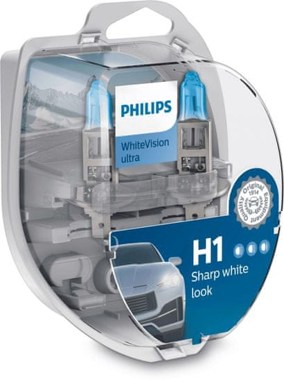 Philips Philips H1/W5W 12V 55W P14,5s WhiteVision Ultra 2ks 12258WVUSM