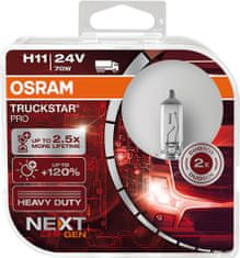 Osram OSRAM H11 24V 70W PGJ19-2 TRUCKSTAR PRE NEXT GEN plus 120% viac svetla 2ks 64216TSP-HCB