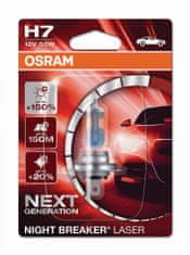 Osram OSRAM H7 12V 55W PX26d NIGHT BREAKER LASER plus 150% viac svetla 1ks blister 64210NL-01B