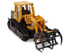 Lean-toys Stavebný buldozér Grabber 2.4G R/C Track Wheels 1:18