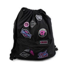 CoolPack Voľnočasový batoh Urban Girls badges black