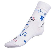 Ponožky Zdravotníctvo - 39-42 - biela