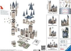 Ravensburger 3D puzzle Harry Potter: Rokfort, Astronomická veža 615 dielikov