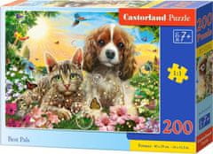 Castorland Puzzle Najlepší kamoši 200 dielikov