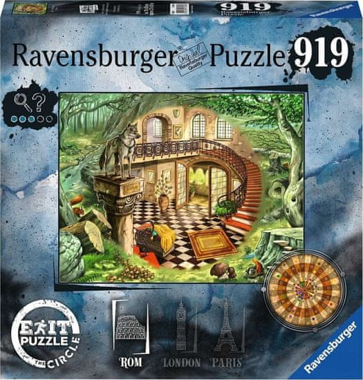 Ravensburger Únikové EXIT puzzle Kruh: V Ríme 919 dielikov