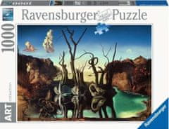 Ravensburger Puzzle Art Collection: Labute odrážajúce sa vo vode ako slony 1000 dielikov