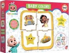 EDUCA Baby puzzle CoComelon: Poznávaj farby 6x4 dieliky