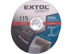 Extol Craft Kotúče rezné na kov, 5ks, O 115x1,0x22,2mm