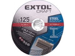 Extol Craft Kotúče rezné na kov, 5ks, O 125x1,0x22,2mm