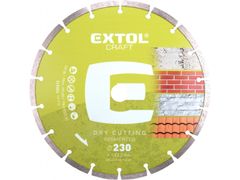 Extol Craft Kotúč diamantový rezný segmentový - suché rezanie, O 230x22,2x2,8mm