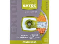 Extol Craft Kotúč diamantový rezný celoobvodový - mokré rezanie, O 150x22,2x2,3mm