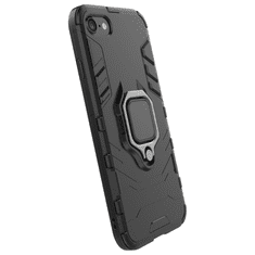 IZMAEL Odolné Puzdro Ring Armor Case pre Apple iPhone 7/iPhone 8/iPhone SE 2020/iPhone SE 2022 - Čierna KP9717