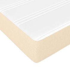 Petromila vidaXL Boxspring posteľ s matracom krémová 100x200 cm látka