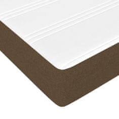 Petromila vidaXL Boxspring posteľ s matracom tmavohnedá 100x200 cm látka