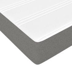 Petromila vidaXL Boxspring posteľ s matracom tmavosivá 160x200 cm látka