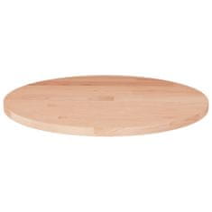 Vidaxl Okrúhla stolová doska Ø50x1,5 cm neošetrený dubový masív