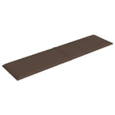 Vidaxl Nástenné panely 12 ks hnedé 60x15 cm látkové 1,08 m²