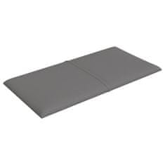 Vidaxl Nástenné panely 12 ks bledosivé 30x15 cm látkové 0,54 m²