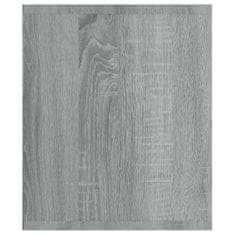 Vidaxl Knižnica/TV skrinka sivá sonoma 36x30x143 cm spracované drevo